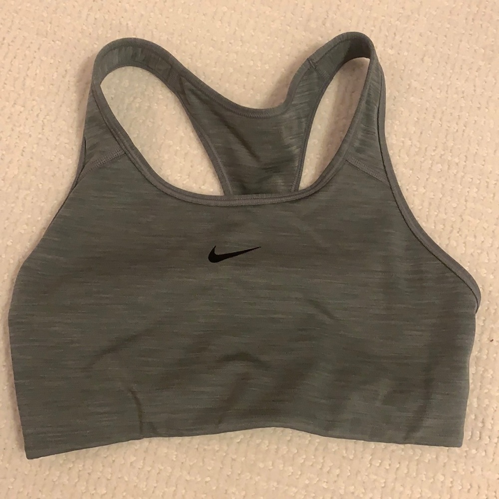 Grey Nike Dry Fit Sports Bra